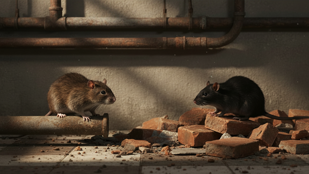 Rats bruns et rats noirs